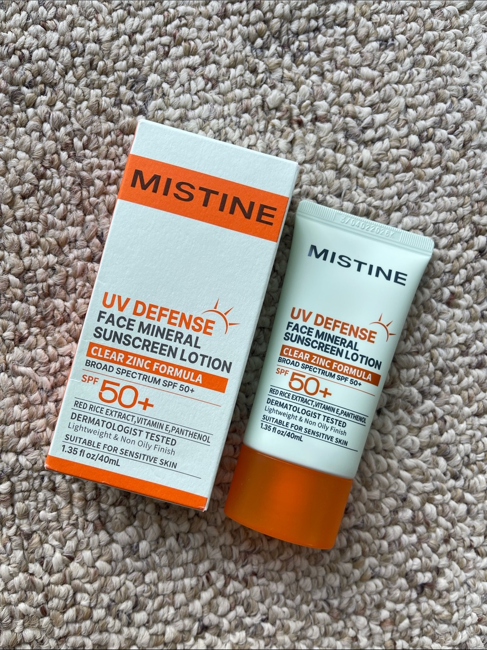 UV Defense Face Mineral Sunscreen Lotion SPF 50+